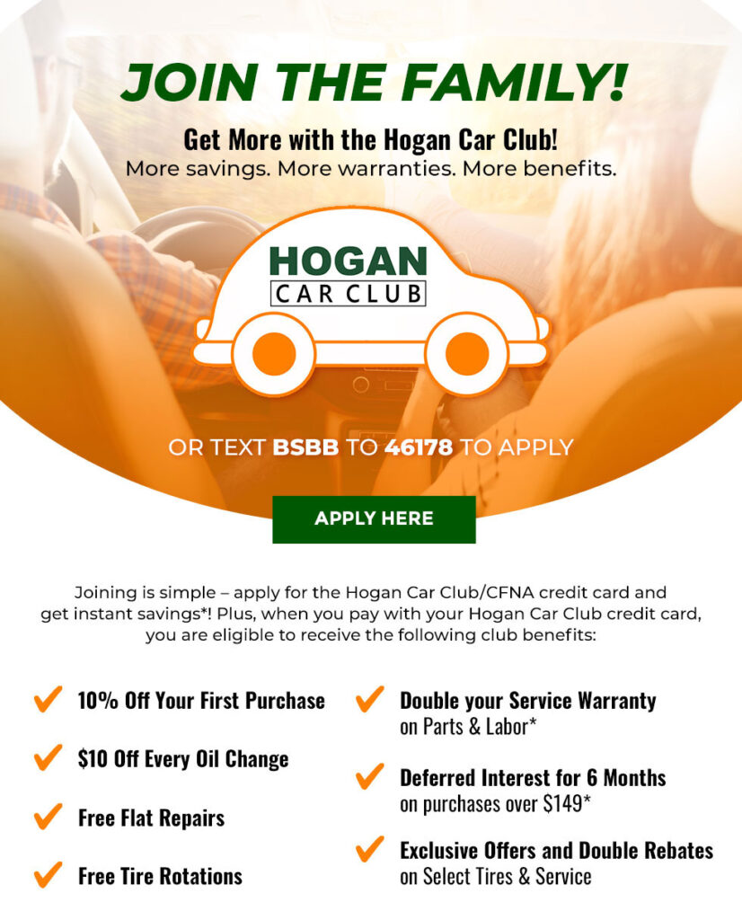 Hogan Car Club - Hogan Tire &amp; Auto